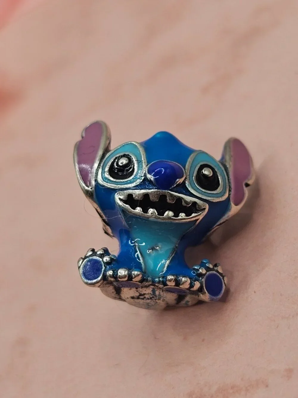 Sterling Silver 925 Disney Full-Body Stitch Charm